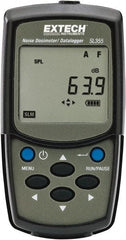 Extech - A and C Frequency Weight, LCD Display Noise Dosimeter - 60 to 130 and 70 to 140 Decibels - USA Tool & Supply