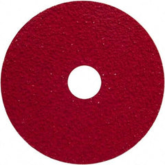 Norton - 7" Diam 7/8" Hole 50 Grit Fiber Disc - Coarse Grade, Ceramic Alumina - USA Tool & Supply