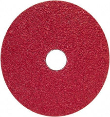 Norton - 9-1/8" Diam 7/8" Hole 60 Grit Fiber Disc - Coarse Grade, Ceramic Alumina - USA Tool & Supply