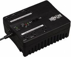 Tripp-Lite - 15 Amp, 350 VA, Flat Pack Mount Standby Backup Uninterruptible Power Supply - Backup 3.1 min with Full Load & 12 min with Half Load, 120 VAC Input & Output, 180 Watt Output, 1 Phases, 6 Outlets - USA Tool & Supply