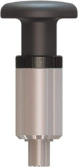 Made in USA - 1/2" Pin Diam, 0.86" Usable Length, Pull Knob Handle Quick Release Pin - 3.97" OAL - USA Tool & Supply