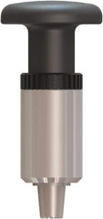 Made in USA - 1/2" Pin Diam, 0.62" Usable Length, Pull Knob Handle Quick Release Pin - 3.77" OAL - USA Tool & Supply
