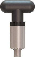 Made in USA - 1/2" Pin Diam, 0.57" Usable Length, T Handle Quick Release Pin - 4" OAL - USA Tool & Supply