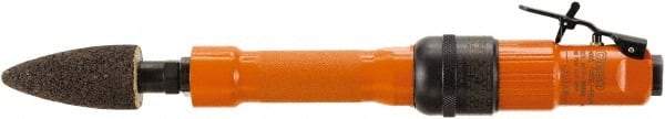 Dotco - 3/8" Collet, Straight Handle, Air Straight Die Grinder - 18,000 RPM, Side Exhaust, 30 CFM, 1.4 hp, 90 psi, 3/8" Inlet - USA Tool & Supply
