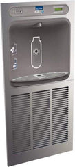 ELKAY - 8 GPH Cooling Capacity In Wall Recessed Water Cooler & Fountain - In-Wall, 20 to 105 psi, 0.20 hp, Stainless Steel - USA Tool & Supply