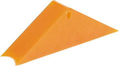 Vestil - 2-1/4" Wide x 3-5/8" High x 11" Deep, Plastic Wheel Chock - USA Tool & Supply