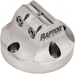 Raptor Workholding - 3/8" Jaw Width, 3" High Dovetail Vise - For Use with 4 & 5 Axis Workholding Systems - USA Tool & Supply