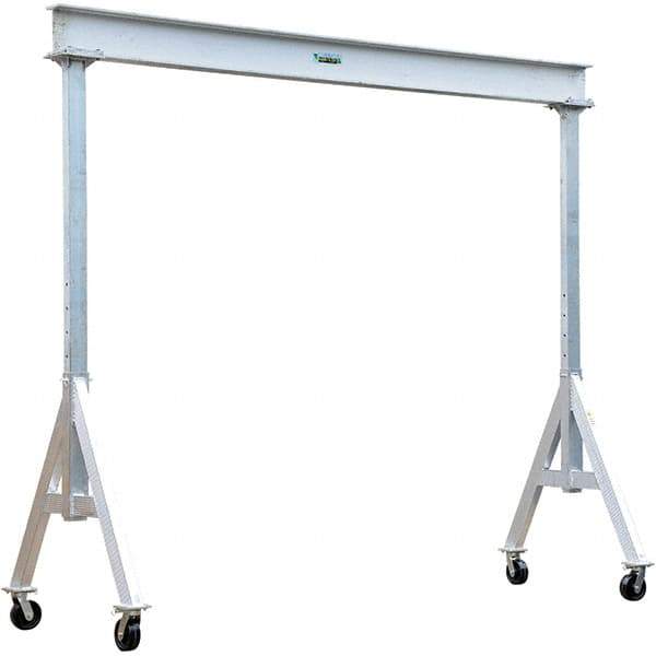 Vestil - 6,000 Lb Load Capacity, Aluminum Gantry Crane - USA Tool & Supply