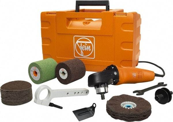 Fein - 9" Pad Diam, 900 to 2,500 RPM, Handheld Electric Polisher - 5/8-11" Spindle Thread, 10 Amps, 120 Volts - USA Tool & Supply