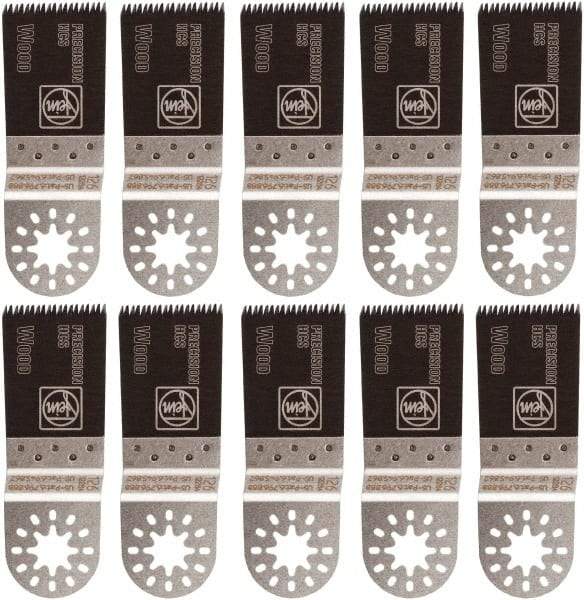 Fein - Rotary & Multi-Tool Multi-Use Saw Blade - 1-3/8" Precision E-Cut Blade, For Fein Multimaster, Wood, Drywall, Plastic Saw Blade - USA Tool & Supply