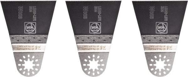 Fein - Rotary & Multi-Tool Multi-Use Saw Blade - 2-9/16" Long Life E-Cut Blade, For Fein Multimaster, Wood, Drywall, Plastic Saw Blade - USA Tool & Supply