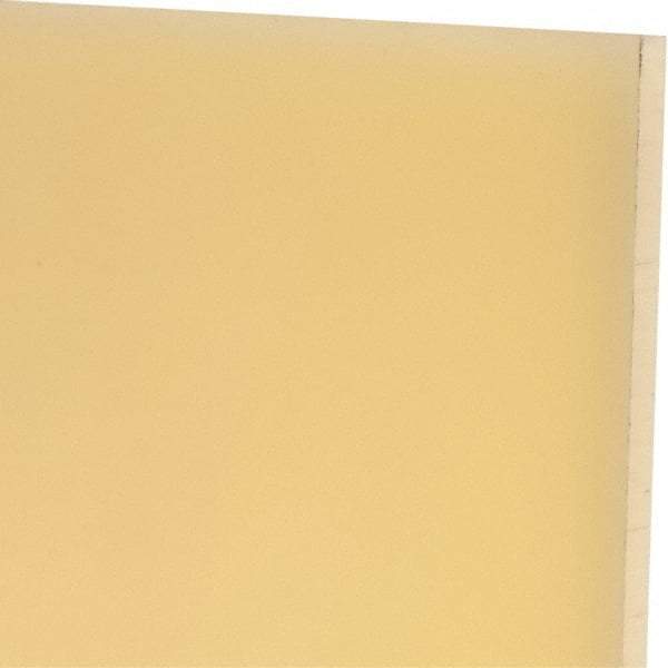 Made in USA - 1/4" Thick x 12" Wide x 1' Long, Polyurethane Sheet - Natural, 75D Hardness, ±0.015 Tolerance - USA Tool & Supply