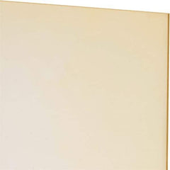 Made in USA - 1/16" Thick x 12" Wide x 1' Long, Polyurethane Sheet - Natural, 80A Hardness, ±0.010 Tolerance - USA Tool & Supply