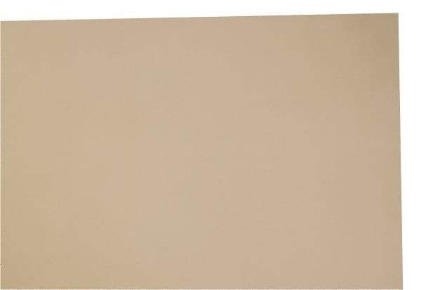 Made in USA - 1/16" Thick x 12" Wide x 1' Long, Polyurethane Sheet - Natural, 90A Hardness, ±0.010 Tolerance - USA Tool & Supply