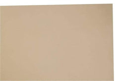 Made in USA - 1/16" Thick x 12" Wide x 1' Long, Polyurethane Sheet - Natural, 90A Hardness, ±0.010 Tolerance - USA Tool & Supply