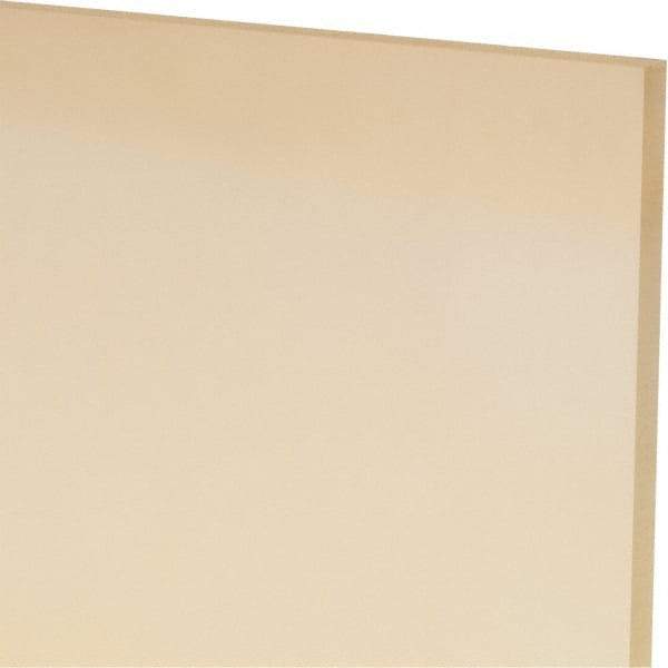 Made in USA - 3/16" Thick x 12" Wide x 1' Long, Polyurethane Sheet - Natural, 90A Hardness, ±0.010 Tolerance - USA Tool & Supply