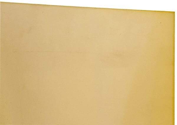 Made in USA - 1/4" Thick x 24" Wide x 1' Long, Polyurethane Sheet - Natural, 90A Hardness, ±0.015 Tolerance - USA Tool & Supply
