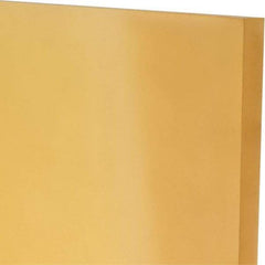 Made in USA - 1/2" Thick x 12" Wide x 1' Long, Polyurethane Sheet - Natural, 90A Hardness, ±0.025 Tolerance - USA Tool & Supply