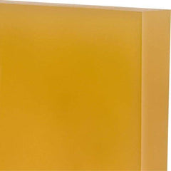 Made in USA - 1" Thick x 12" Wide x 1' Long, Polyurethane Sheet - Natural, 90A Hardness, ±0.025 Tolerance - USA Tool & Supply