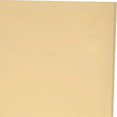 Made in USA - 1/8" Thick x 24" Wide x 1' Long, Polyurethane Sheet - Natural, 95A Hardness, ±0.010 Tolerance - USA Tool & Supply