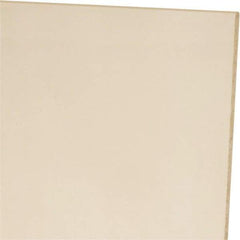 Made in USA - 1/8" Thick x 24" Wide x 1' Long, Polyurethane Sheet - Natural, 60A Hardness, ±0.010 Tolerance - USA Tool & Supply