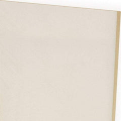 Made in USA - 3/16" Thick x 24" Wide x 1' Long, Polyurethane Sheet - Natural, 60A Hardness, ±0.010 Tolerance - USA Tool & Supply