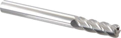 Accupro - 5/8", 4 Flute, Single End, Solid Carbide, 1/8" Corner Radius End Mill - 6" OAL, 40° Helix, Right Hand Flute, 2" LOC, Right Hand Cut - USA Tool & Supply