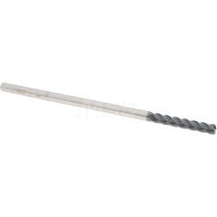 Accupro - 1/4" Diam 4 Flute Solid Carbide 0.045" Corner Radius End Mill - USA Tool & Supply