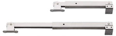 Sugatsune - 15-49/64" OAL x 1-25/32" Wide, 154 Lb Capacity, Heavy Duty Lid Stay - Only One Stay per Lid Required, 7/32" Mounting Hole Diam, 90° Max Opening, Satin 304 Stainless Steel - USA Tool & Supply