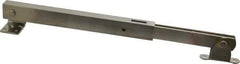Sugatsune - 19-45/64" OAL x 1-25/32" Wide, 154 Lb Capacity, Heavy Duty Lid Stay - Only One Stay per Lid Required, 7/32" Mounting Hole Diam, 90° Max Opening, Satin 304 Stainless Steel - USA Tool & Supply