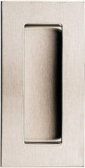Sugatsune - 120mm Overall Width x 60mm Overall Height, 15mm Recess Depth, Satin Recessed Pull - 304 Stainless Steel, 28mm Recess Height, 86mm Recess Width, 110mm Center to Center, M4 Thread - USA Tool & Supply