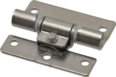 Sugatsune - 1-63/64" Long x 1-11/16" Wide x 5/64" Thick, Stainless Steel Torque Hinge - Stainless Steel, Polished Finish - USA Tool & Supply