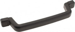 Sugatsune - Polyurethane Around Steel Core Chest Handle - 10-27/32" Wide x 2-1/4" High, Black Coated, 2 Holes - USA Tool & Supply