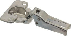 Sugatsune - 57mm Long x 55mm Wide x 38mm Thick, Concealed Overlay Hinge - 304 Stainless Steel, Polished Finish - USA Tool & Supply