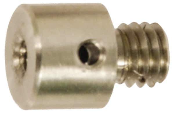 SPI - M3 Female, M4 Male, Steel, CMM Thread Adapter - 10mm Long - USA Tool & Supply