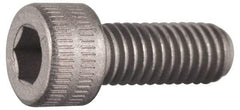 Made in USA - #10-32 UNF Hex Socket Drive, Socket Cap Screw - Grade A-286 Alloy Steel, Passivated Finish, Fully Threaded, 3/8" Length Under Head - USA Tool & Supply