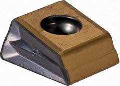 Iscar - T490 LNHT1306 PNTR Grade IC808 Carbide Milling Insert - TiAlN/AlTiN/TiN Finish, 0.514" Thick, 0.79mm Corner Radius - USA Tool & Supply