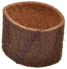 Brite Star - 3" Wide x 10-11/16" OAL, 80 Grit, Aluminum Oxide Abrasive Belt - Aluminum Oxide, Coarse, Nonwoven, Series SC-BS - USA Tool & Supply