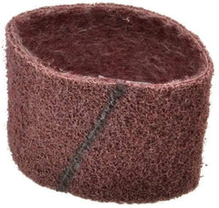 Brite Star - 3" Wide x 10-11/16" OAL, 120 Grit, Aluminum Oxide Abrasive Belt - Aluminum Oxide, Medium, Nonwoven, Series SC-BS - USA Tool & Supply