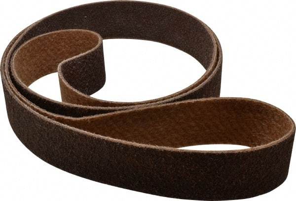 Brite Star - 3" Wide x 132" OAL, 80 Grit, Aluminum Oxide Abrasive Belt - Aluminum Oxide, Coarse, Nonwoven, Series SC-BS - USA Tool & Supply
