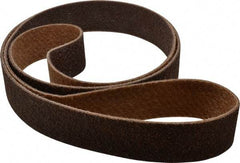 Brite Star - 3" Wide x 132" OAL, 80 Grit, Aluminum Oxide Abrasive Belt - Aluminum Oxide, Coarse, Nonwoven, Series SC-BS - USA Tool & Supply