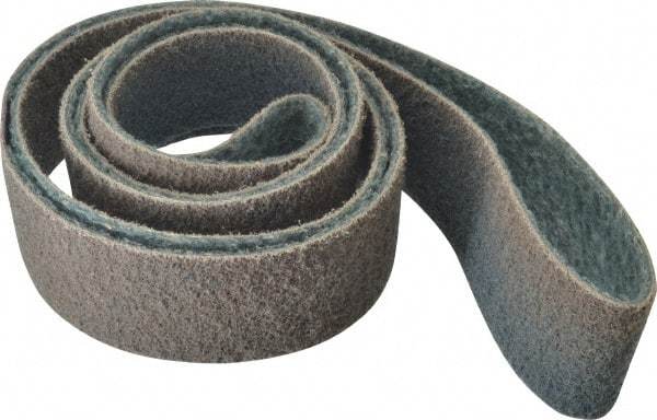 Brite Star - 3" Wide x 132" OAL, 320 Grit, Aluminum Oxide Abrasive Belt - Aluminum Oxide, Very Fine, Nonwoven, Series SC-BS - USA Tool & Supply