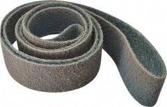 Brite Star - 3" Wide x 132" OAL, 320 Grit, Aluminum Oxide Abrasive Belt - Aluminum Oxide, Very Fine, Nonwoven, Series SC-BS - USA Tool & Supply