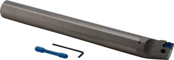 Iscar - 2.36" Min Bore Diam, 14" OAL, 1-1/2" Shank Diam, A-PCLN Indexable Boring Bar - 2" Max Bore Depth, CNMX 1207.. Insert, Clamp Holding Method - USA Tool & Supply