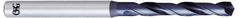 OSG - Letter U 130° Powdered Metal Jobber Drill - V Finish, Right Hand Cut, Spiral Flute, Straight Shank, 131mm OAL, Standard Point - USA Tool & Supply