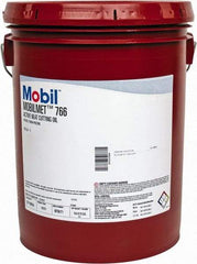 Mobil - Mobilmet 766, 5 Gal Pail Cutting Fluid - Straight Oil, For Automatic Lathe Operations, Broaching, Gear Shaving, Milling, Parting-Off, Planing, Shaping, Tapping, Threading - USA Tool & Supply