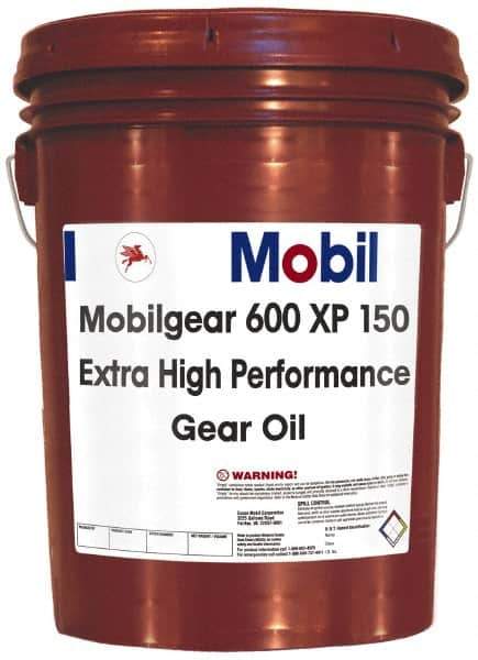 Mobil - 5 Gal Pail, Mineral Gear Oil - ISO 150 - USA Tool & Supply