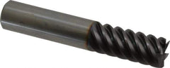 Guhring - 5/8", 1-1/4" LOC, 5/8" Shank Diam, 3-1/2" OAL, 6 Flute, Solid Carbide Square End Mill - Single End, FIREX Finish, Spiral Flute, 55° Helix, Centercutting, Right Hand Cut, Right Hand Flute, Series 3182 - USA Tool & Supply