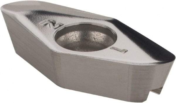 Seco - VPGX220616 E10 Grade H25 Carbide Milling Insert - Uncoated, 1/4" Thick, 0.551" Inscribed Circle, 1/16" Corner Radius - USA Tool & Supply