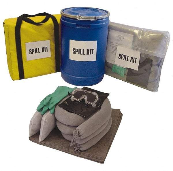 PRO-SAFE - Universal & Universal/Chemical Spill Kit - 14 Gal Polypropylene Pail - USA Tool & Supply